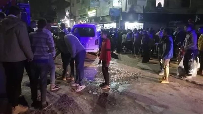 موقع حادث الصرف الصحي