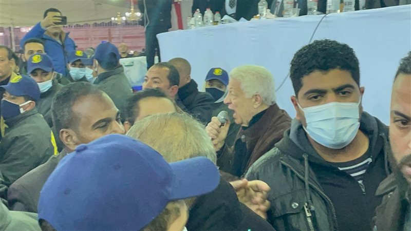  مرتضى منصور يصل