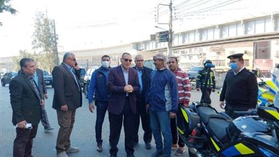 انتهاء أعمال الإصلاح بخط الطرد أسفل كوبري الصدر بالشرقية