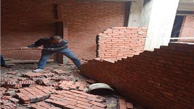 إزالة حالات بناء مخالف بالعجوز في الجيزة| فيديو