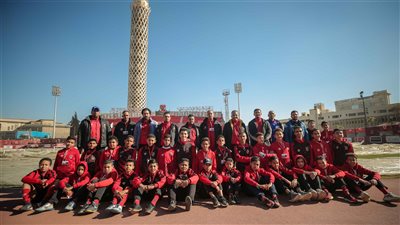 جولة لأبناء أكاديمية الأهلي فرع سوهاج في مقر النادي بالجزيرة