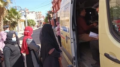 سجل مدني متنقل لاستخراج وتجديد بطاقات الرقم القومى للمواطنين | صور
