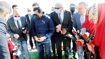 محافظ أسوان يشارك بختام مهرجان جامعات الجنوب | صور