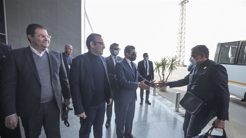 استقبال وزير الرياضة