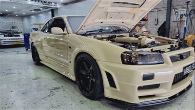 سيارة نيسان سكايلاين بمحرك RB26 الشهير