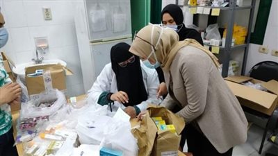 القافلة المتكاملة جسور التنمية 6 لخدمة أهالي قرى حياة كريمة بالدقهلية 