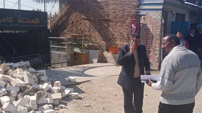  إزالة 44 حالة تعد على أراضي الري وأملاك الدولة بأسيوط 