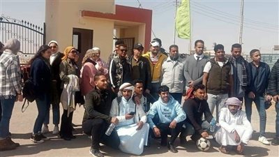 الوادى الجديد تستقبل 180 شابا وفتاة ضمن البرنامج الرئاسي للمحافظات الحدودية| صور
