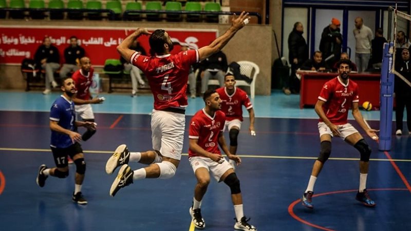 رجال طائرة الأهلى