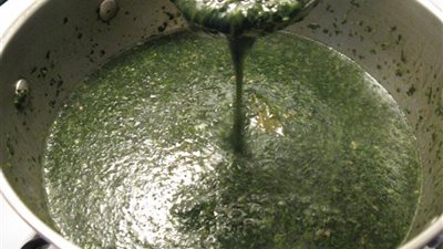 اسهل طريقة لعمل الملوخية المجمدة في المنزل 