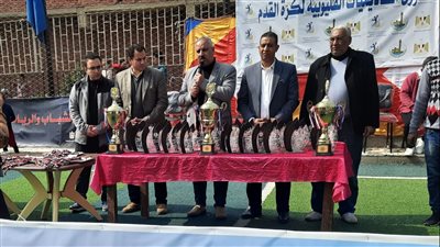 وكيل رياضة القليوبية يشهد نهائي دوري الأكاديميات لكرة القدم 