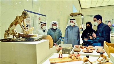 المتحف القومي للحضارة يستقبل وفدا من أعضاء البرلمان الإماراتي