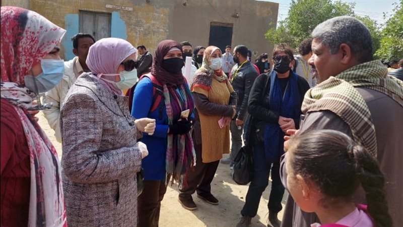 جانب من القافلة