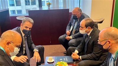 السيسي يلتقي رئيس وزراء اليونان ويشيد بعمق العلاقات المتميزة والتطور الملموس