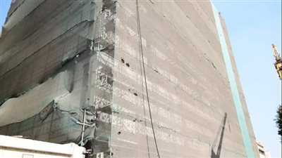 استمرار العمل بمشروع مبنى العيادات الخارجية بمستشفى أبو الريش الياباني 