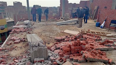 إزالة 35 حالة بناء وتعد على أراضي أملاك الدولة بالجيزة | صور وفيديو