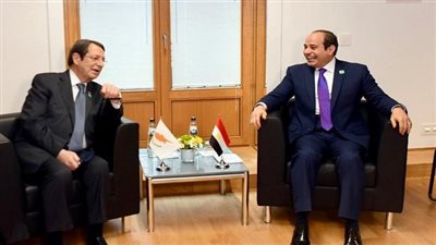 السيسي يشيد بتطور العلاقات المصرية القبرصية ويؤكد الحرص على تفعيل التعاون وتكثيف التشاور
