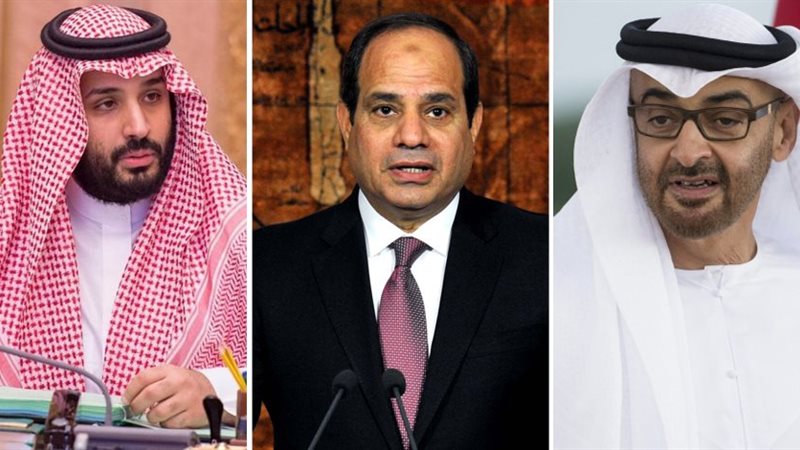 السيسي وبن زايد وبن