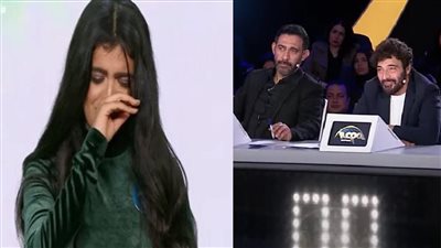 بكاء متسابقة في 