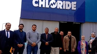 وفد من الرقابة على الصادرات يزور أحد مصانع إنتاج البطاريات