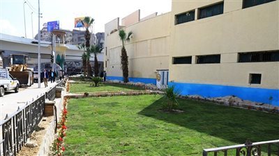 تجميل محيط سينما أوبرا في سوهاج