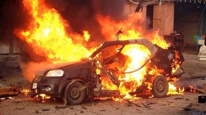 انفجار سيارة بدونيتسك