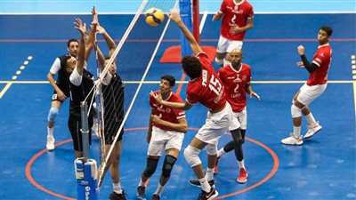 فوز رجال طائرة الأهلي على بتروجت في الدوري