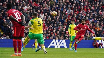 نورويتش سيتي يتقدم على ليفربول 0/1 بعد مرور 60 دقيقة