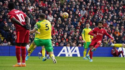 من زاوية استثنائية.. ليفربول يحتفل بهدف محمد صلاح رقم 150|فيديو