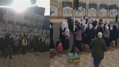 انتظام توافد الطلاب على مجمع المعاهد الأزهرية بمدينة نصر في بداية الترم الثاني | فيديو