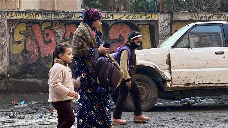 توافد الطلاب على
