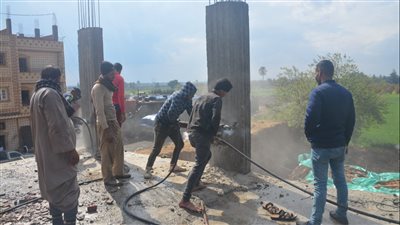 إزالة 709 حالات تعد علي الأراضي الزراعية بالقليوبية 