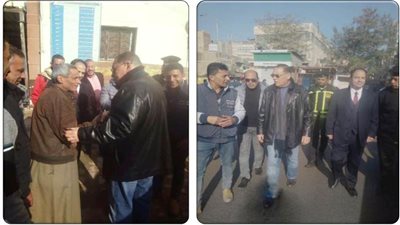 محافظ الشرقية يفاجئ مدينة بلبيس بزيارة لمتابعة أعمال التطوير بالشوارع 