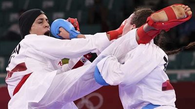 فريال أشرف تحصد برونزية الكاراتيه في الدوري العالمي بالإمارات