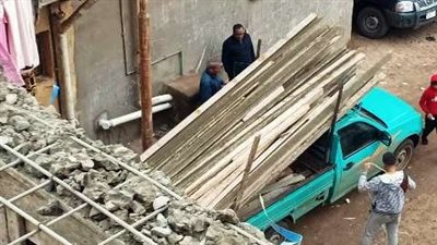 إزالة البناء العشوائي على الأراضي الزراعية بالشرقية | صور 