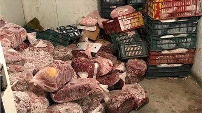 ضبط 3 أطنان لحوم فاسدة في حملة مكبرة بالجيزة 