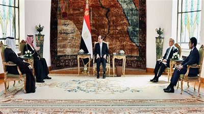 السيسي يستقبل مرزوق الغانم ويشيد بمتانة وقوة العلاقات 