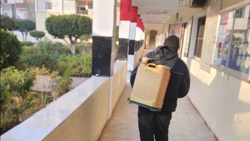 جانب من حملات تعقيم