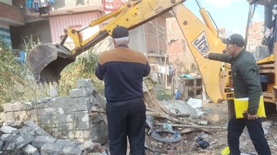 إزالة 6 مبان مخالفة وإطلاق التحذيرات من البناء بدون ترخيص في الشرقية | صور 