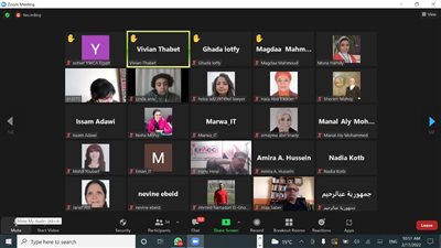 منتدى المنظمات الأهلية بقومي المرأة يبدأ اجتماعه بنعي الدكتور نبيل صموئيل بترنيمة 
