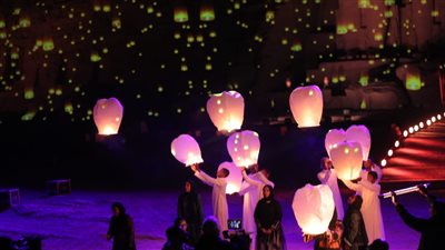 14 صورة ترصد احتفالات السياحة والآثار بتعامد الشمس على تمثال رمسيس الثاني