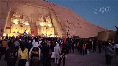 لحظة تعامد الشمس على وجه رمسيس الثانى بمعبد أبوسمبل| فيديو وصور