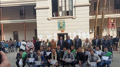 وكيل تعليم الجيزة يشهد حفل خريجي السعيدية 2022