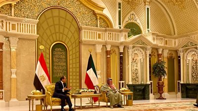 السيسي لولي عهد الكويت: نحرص على تطوير التعاون المتميز بين البلدين بشتى المجالات