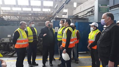 رئيس شركة مترو الأنفاق يتفقد ورش الصيانة بطره البلد
