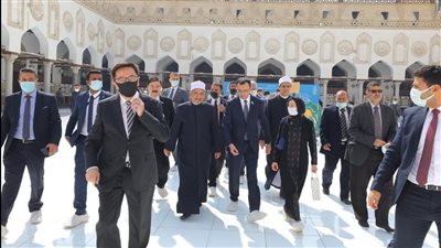 رئيس مجلس الشيوخ الكازاخي يزور الجامع الأزهر | صور 