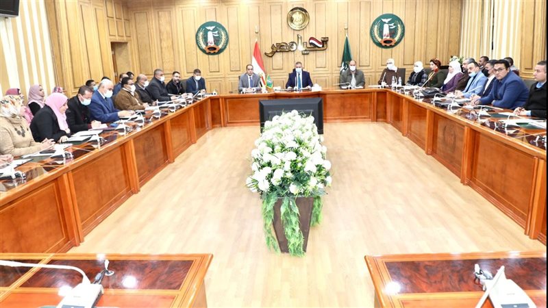 محافظ المنوفية يتابع