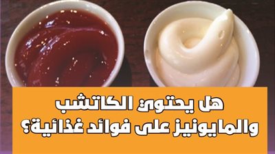 هل يحتوي الكاتشب والمايونيز على فوائد غذائية ؟| انفوجراف