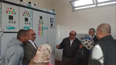 رئيس القناة للمياه يتفقد محطات بورسعيد | صور