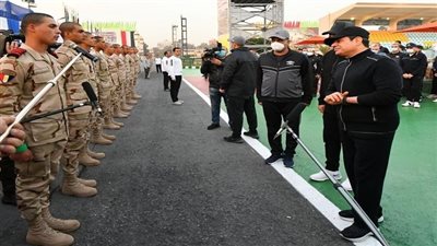 بسام راضي: الرئيس يتفقد فجرا مقر الكلية الحربية.. وجه الطلاب بالاستمرار في الحفاظ على لياقتهم واستعدادهم البدني والذهني المرتفع والتحلي بالقيم العسكرية النبيلة.. والتحية لرجال القوات المسلحة المصرية